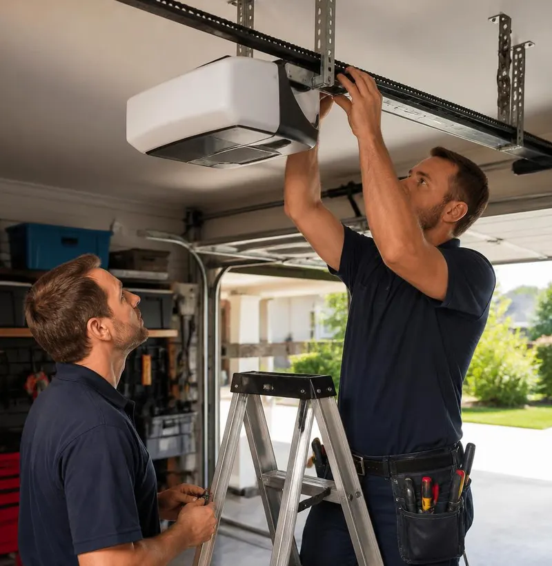 Off Track Door Repair in Tavares